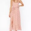 Show Me Your Mumu Claire Midi Dress ~ Blush Flowers -Show Me Your Mumu Sales MM1 5082 BF46 01 1