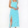 Show Me Your Mumu Claire Midi Dress ~ Blue Ditsy 1 Show Me Your Mumu Claire Midi Dress ~ Blue Ditsy -Show Me Your Mumu Sales MM1 5082 XB99 01 1