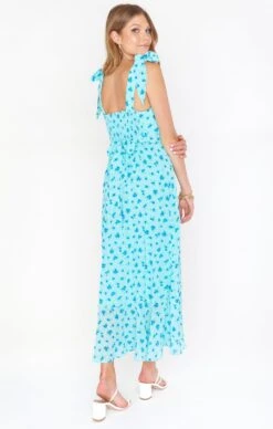 Show Me Your Mumu Claire Midi Dress ~ Blue Ditsy -Show Me Your Mumu Sales MM1 5082 XB99 01 3