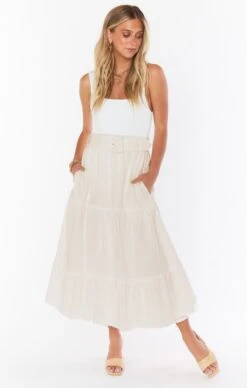 Show Me Your Mumu Miley Midi Skirt ~ Cream 9 Show Me Your Mumu Miley Midi Skirt ~ Cream -Show Me Your Mumu Sales MM2 4694 WH57 01 2