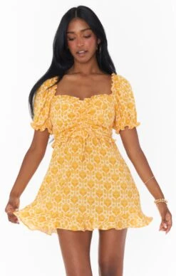 Show Me Your Mumu Sophie Mini Dress ~ Golden Fields