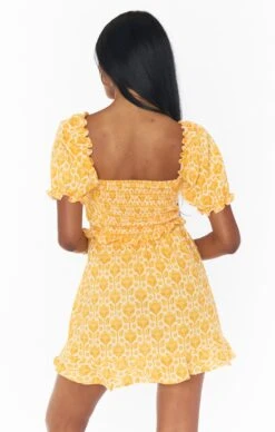 Show Me Your Mumu Sophie Mini Dress ~ Golden Fields -Show Me Your Mumu Sales MM2 5259 WP87 04