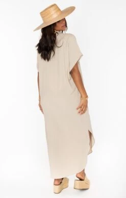 Show Me Your Mumu Buoy Button Down Dress ~ Sand -Show Me Your Mumu Sales MM2 5260 TA85 01