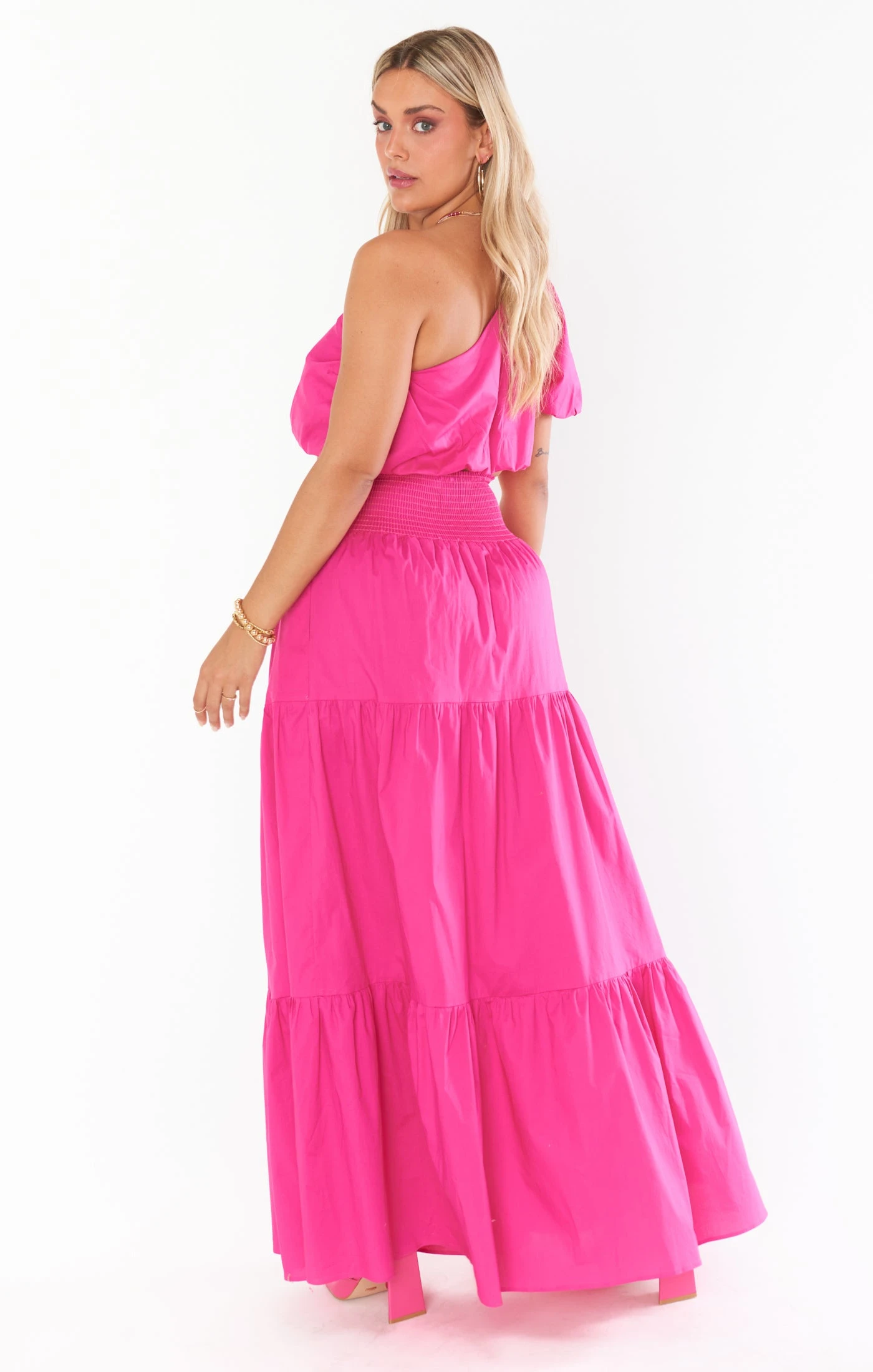 Show Me Your Mumu Melody Maxi Skirt ~ Hot Pink Poplin 6 Show Me Your Mumu Melody Maxi Skirt ~ Hot Pink Poplin - Image 4