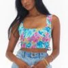 Show Me Your Mumu Myrna Crop Top ~ Garden Girls -Show Me Your Mumu Sales MM2 5302 WB55 01 1