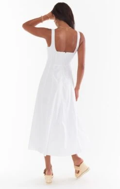 Show Me Your Mumu Prim Dress ~ White Poplin -Show Me Your Mumu Sales MM2 5306 XW05 01