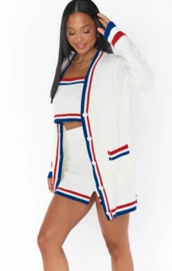 Show Me Your Mumu Lambert Cardigan ~ USA Stripe Knit 12 Show Me Your Mumu Lambert Cardigan ~ USA Stripe Knit -Show Me Your Mumu Sales MM3 1148 US31 03