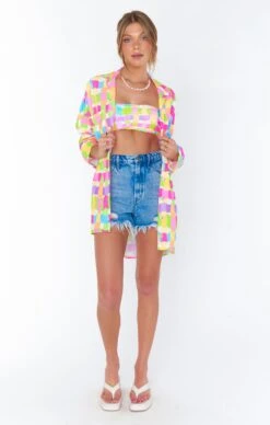 Show Me Your Mumu Johns Button Down Shirt ~ Beach Picnic -Show Me Your Mumu Sales MM3 4235 BP85 2