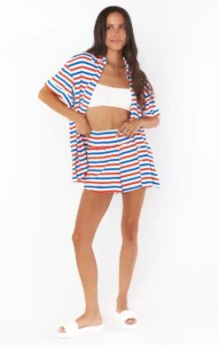 Show Me Your Mumu Russell Shorts ~ Americana Terry -Show Me Your Mumu Sales MM3 5562 KN84 01