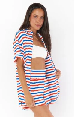 Show Me Your Mumu Russell Shorts ~ Americana Terry -Show Me Your Mumu Sales MM3 5562 KN84 03