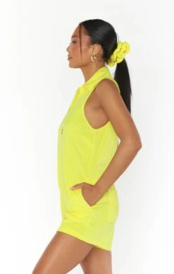 Show Me Your Mumu Reno Romper ~ Neon Yellow Terry -Show Me Your Mumu Sales MM3 670 NY94 02 239fc5d8 c2b4 4c0f a23f 33c544d6f5ca