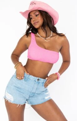 Show Me Your Mumu Float On Top ~ Electric Pink Scrunch