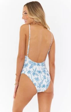Show Me Your Mumu Siesta Key One Piece ~ Blue Lagoon Palm Rib -Show Me Your Mumu Sales MMM2 117 BP07 01 3