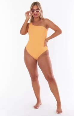 Show Me Your Mumu Anchor One Piece ~ Cantaloupe Scrunch -Show Me Your Mumu Sales MMS1 206 CS11 01