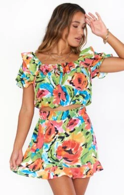 Show Me Your Mumu Jessie Top ~ Mimosa Blooms -Show Me Your Mumu Sales MMS1 4785 QB04 01 1 1cc7be24 f7f8 4387 b60b cb23d2321f73