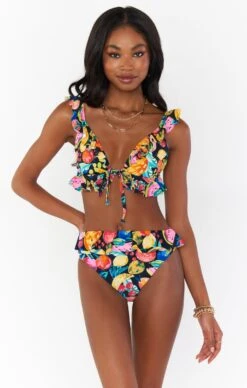 Show Me Your Mumu Carolina Ruffle Top ~ Fruity Tango -Show Me Your Mumu Sales MMS2 152 FT08 01 3