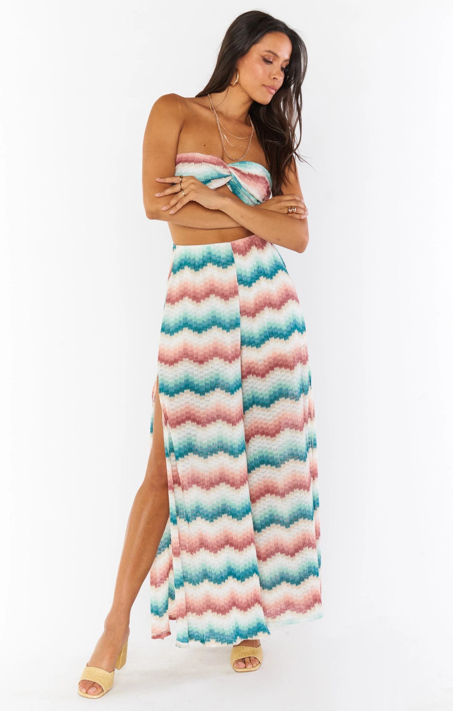 Show Me Your Mumu Court Pants ~ Catch Waves Knit 3 Show Me Your Mumu Court Pants ~ Catch Waves Knit
