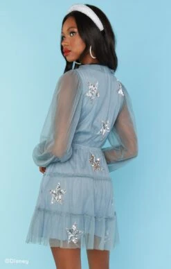 Show Me Your Mumu Magic Mini Dress ~ Silver Star Sequins -Show Me Your Mumu Sales MR0 4336 SS84 03