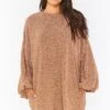 Show Me Your Mumu Sure Thing Mini ~ Gold Shimmy Shine -Show Me Your Mumu Sales MR0 4557 SS55 02