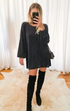 Show Me Your Mumu Ramona Dress ~ Dancing Queen Shine Black 11 Show Me Your Mumu Ramona Dress ~ Dancing Queen Shine Black -Show Me Your Mumu Sales MR0 4583 DB58 02