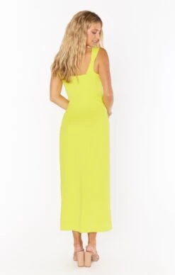 Show Me Your Mumu Eden Midi Dress ~ Citrine Stretch 11 Show Me Your Mumu Eden Midi Dress ~ Citrine Stretch -Show Me Your Mumu Sales MR1 0362 CH58 04