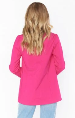 Show Me Your Mumu Major Blazer ~ Hot Pink Suiting -Show Me Your Mumu Sales MR1 4389 HP21 01 4