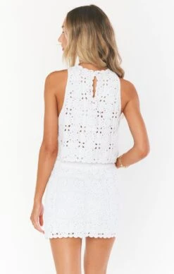 Show Me Your Mumu Lucy Skirt ~ White Daisy Crochet -Show Me Your Mumu Sales MR1 5083 WC06 01 f3fd6e34 31d4 4d89 8e60 3f6a5108ee79