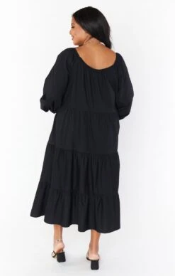 Show Me Your Mumu Day Or Night Midi Dress ~ Black Poplin -Show Me Your Mumu Sales MR1 5106X XB05 01 282de43e fd7f 42e8 b264 22f727d3a095