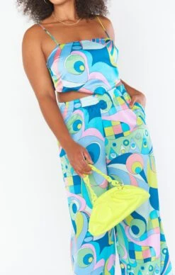 Show Me Your Mumu Scarf Top ~ Go Go Luxe Satin -Show Me Your Mumu Sales MR2 3057 PU62 02