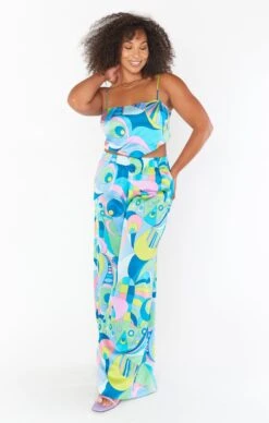 Show Me Your Mumu Irwin Pants ~ Go Go Luxe Satin -Show Me Your Mumu Sales MR2 3057 PU62 03