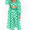 Show Me Your Mumu Out And About Cardi ~ Kelly Green Checker Knit -Show Me Your Mumu Sales MR2 4382 KG25 01 65d69e32 4920 4693 b901 a0b5232c6168