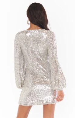 Show Me Your Mumu Aniston Mini Dress ~ Platinum Sequins 23 Show Me Your Mumu Aniston Mini Dress ~ Platinum Sequins -Show Me Your Mumu Sales MR2 4561 PT01 01 4