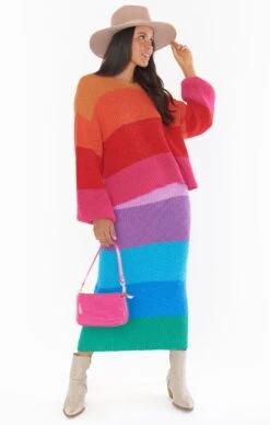 Show Me Your Mumu Pismo Sweater ~ Sunrise Stripe Knit -Show Me Your Mumu Sales MR2 4574 CS43 01 6597693b f473 46a0 9560 710fb1236936