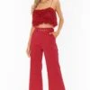 Show Me Your Mumu DJ Cropped Pants ~ Red Suiting 1 Show Me Your Mumu DJ Cropped Pants ~ Red Suiting -Show Me Your Mumu Sales MR2 5177 RS10 01