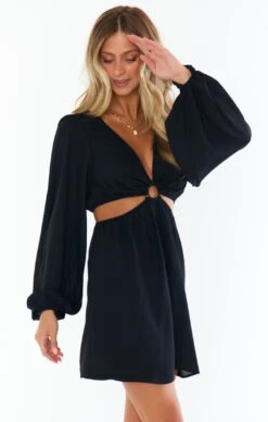 Show Me Your Mumu Go Out Cut Out Mini Dress ~ Black -Show Me Your Mumu Sales MR2 5377 BC46 01 2