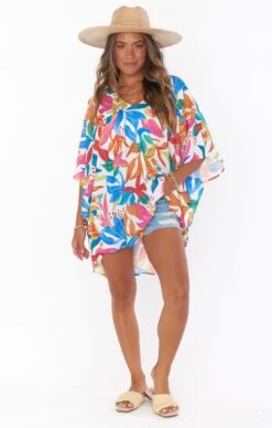 Show Me Your Mumu Peta Tunic ~ Bright Blooms