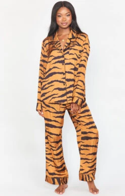 Show Me Your Mumu Paige PJ Set With Eye Mask ~ Great Tiger -Show Me Your Mumu Sales MR9 1766 GT32 02