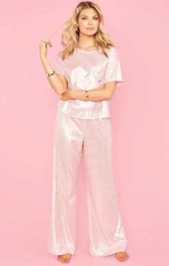 Show Me Your Mumu Disco Nap PJ Pants ~ Rose Gold -Show Me Your Mumu Sales MR9 4189 TF28 07