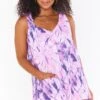 Show Me Your Mumu Tilda Tie Romper ~ Purple Tie Dye -Show Me Your Mumu Sales MS0 4170 PU87 01 1