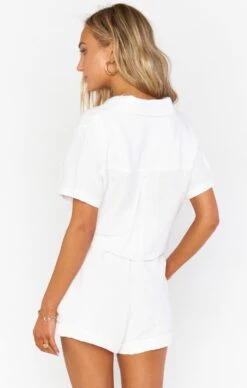 Show Me Your Mumu Disilvio Shorts ~ White Linen 14 Show Me Your Mumu Disilvio Shorts ~ White Linen -Show Me Your Mumu Sales MS0 4224 WH47 03