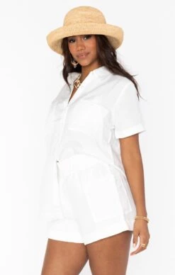 Show Me Your Mumu Disilvio Shorts ~ White Linen 13 Show Me Your Mumu Disilvio Shorts ~ White Linen -Show Me Your Mumu Sales MS0 4225 WH47 01 2
