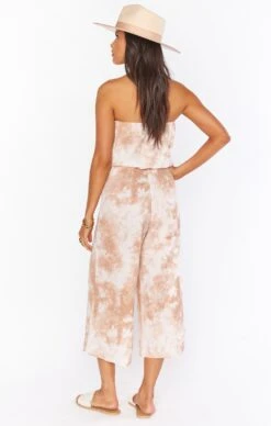 Show Me Your Mumu Estelle Jumpsuit ~ Twisted Tie Dye Tan -Show Me Your Mumu Sales MS0 708 BR87 03