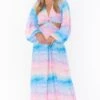 Show Me Your Mumu Go Out Cut Out Maxi Dress ~ MUmaid Waves -Show Me Your Mumu Sales MS1 0462 MV02 01 2
