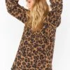 Show Me Your Mumu Charlene Tunic ~ Caramel Cheetah -Show Me Your Mumu Sales MS1 1804 QR04 01