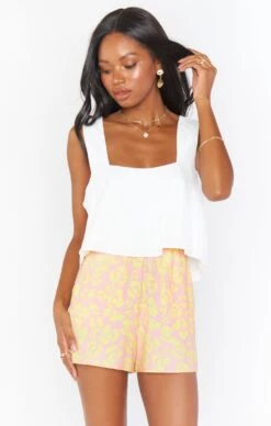 Show Me Your Mumu Cabana Shorts ~ Lemonade Cheetah