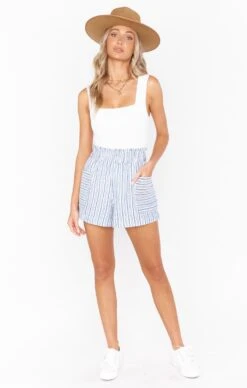 Show Me Your Mumu Disilvio Shorts ~ Nantucket Stripe -Show Me Your Mumu Sales MS1 4224 NS21 05
