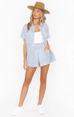 Show Me Your Mumu Disilvio Shorts ~ Nantucket Stripe -Show Me Your Mumu Sales MS1 4224 NS21 09