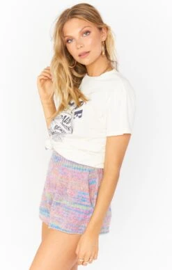 Show Me Your Mumu Huntington Shorts ~ Spacedye Knit -Show Me Your Mumu Sales MS1 4575 SP83 01 2