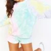 Show Me Your Mumu Boyfriend Sweatshirt ~ Rainbow Tie Dye -Show Me Your Mumu Sales MS1 4634 RA39 01 5