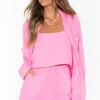 Show Me Your Mumu Cabana Shorts ~ Electric Pink -Show Me Your Mumu Sales MS1 4672 EP85 01